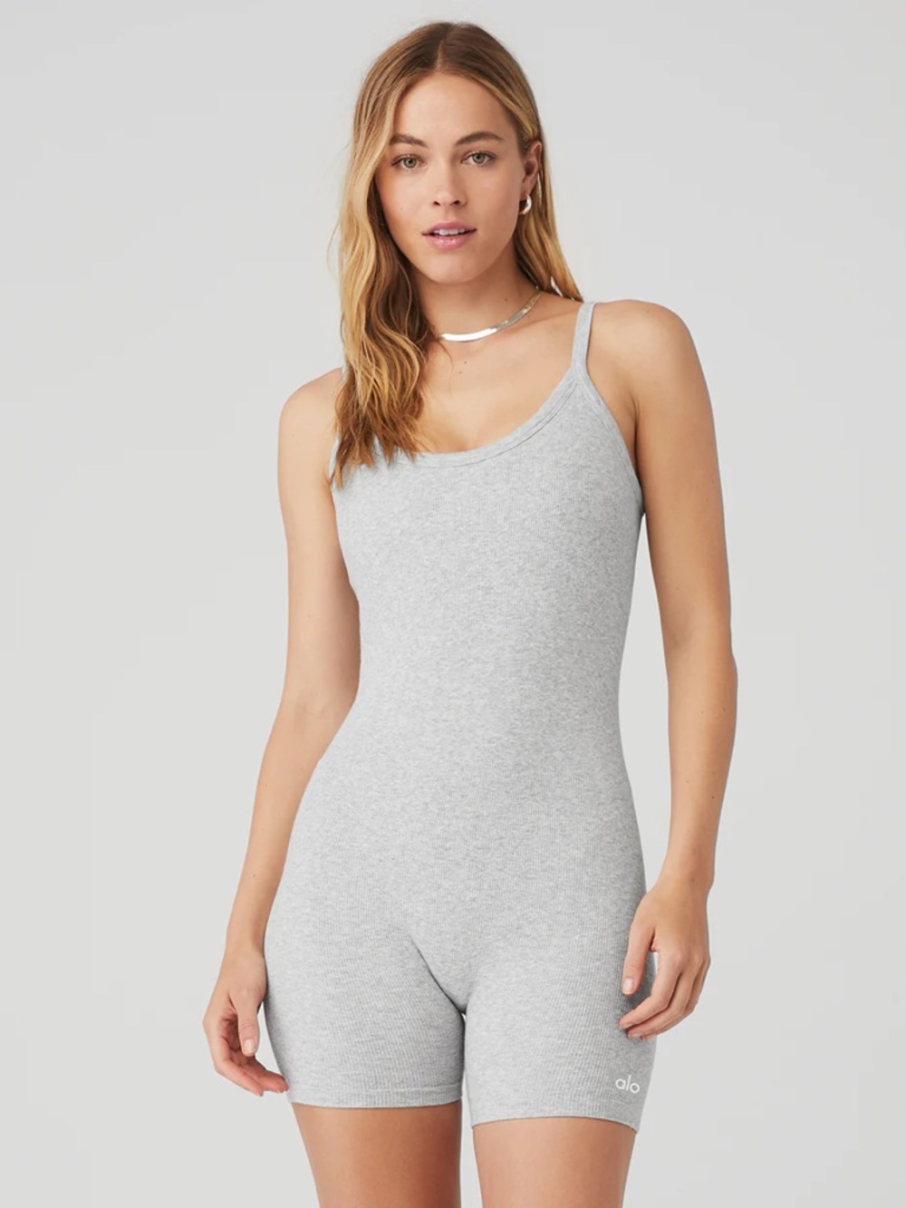 Alo Seamless Ribbed Mellow Onesie / Romper